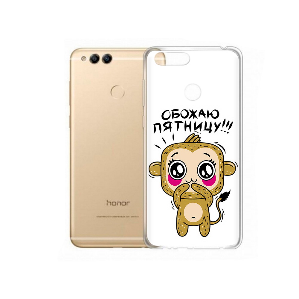 

Чехол MyPads Tocco для Huawei 7X обожаю пятницу (PT94112.65.525), Прозрачный, Tocco