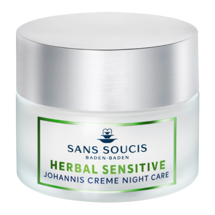 фото Ночной крем для лица sans soucis herbal sensitive 50 мл