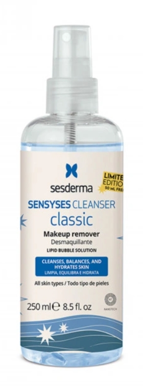 Лосьон липосомальный для снятия макияжа SesDerma SENSYSES CLEANSER Classic 250 мл 2601₽