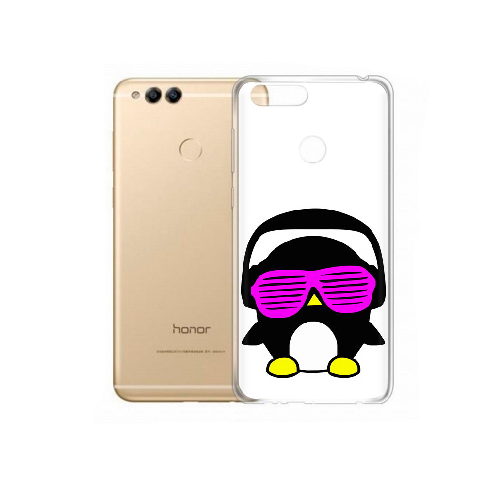 

Чехол MyPads Tocco для Huawei 7X пингвин (PT94112.65.541), Прозрачный, Tocco