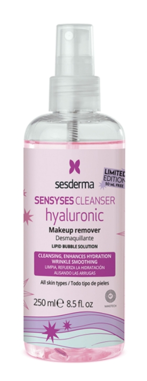 Лосьон липосомальный для снятия макияжа SesDerma SENSYSES CLEANSER Hyaluronic 250 мл 2469₽