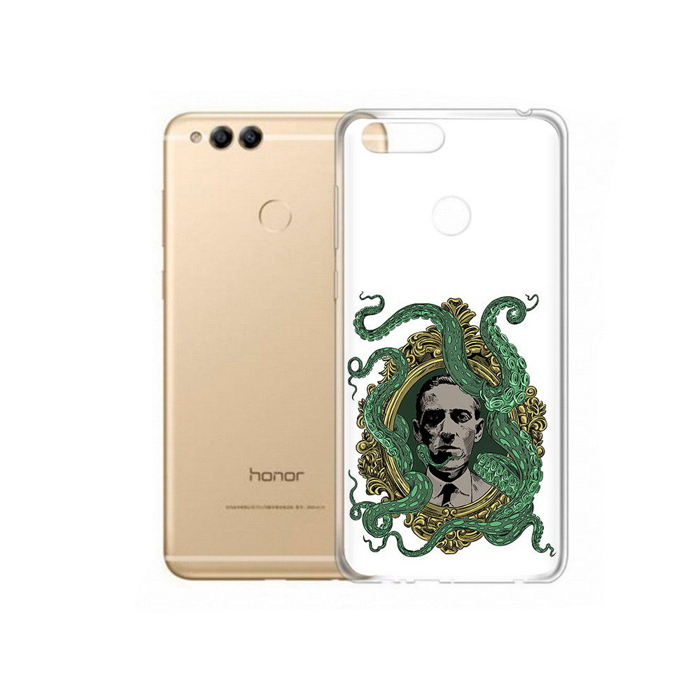 

Чехол MyPads Tocco для Huawei 7X портрет с кракеном (PT94112.65.552), Прозрачный, Tocco