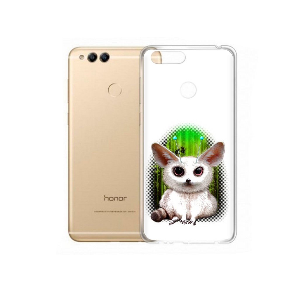 

Чехол MyPads Tocco для Huawei 7X пушистое животное (PT94112.65.560), Прозрачный, Tocco