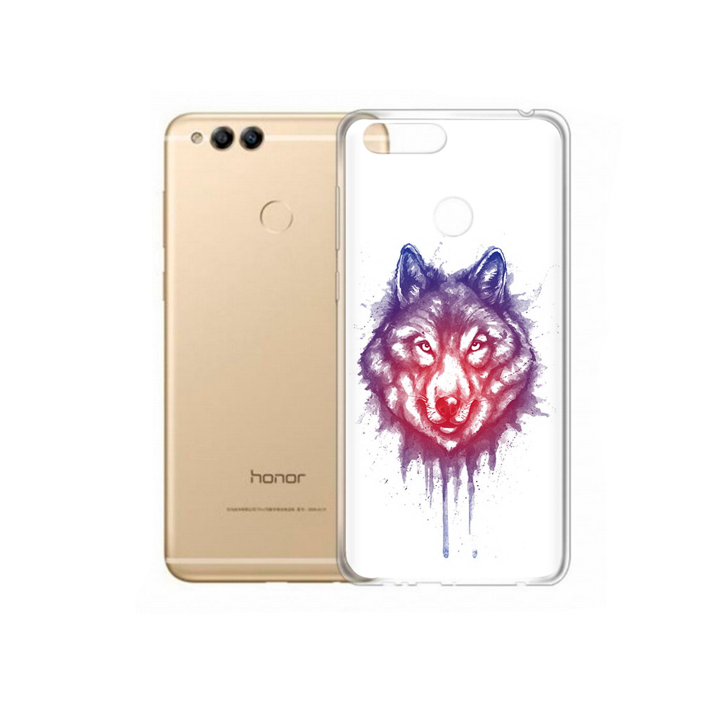 

Чехол MyPads Tocco для Huawei 7X пушистый волк (PT94112.65.561), Прозрачный, Tocco