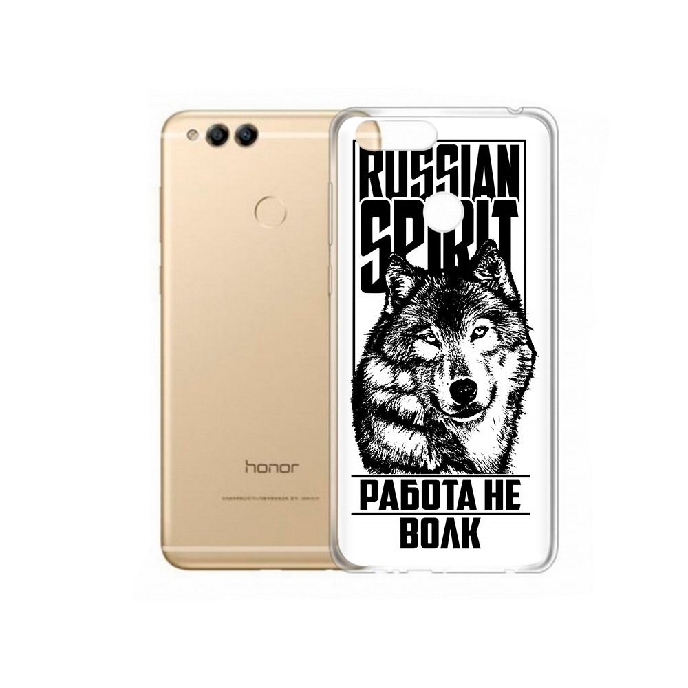 

Чехол MyPads Tocco для Huawei 7X работа не волк (PT94112.65.564), Прозрачный, Tocco
