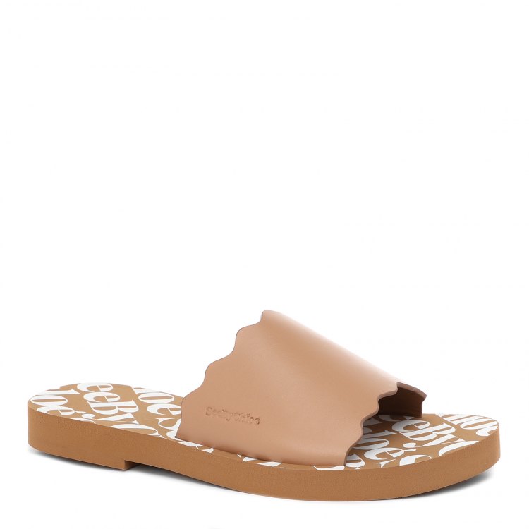 

Шлепанцы женские See by Chloe SB35180A_2498939 бежевые 37 EU