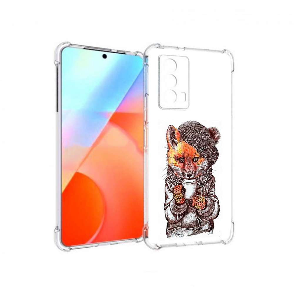 

Чехол MyPads Tocco для Vivo iQOO Z5 лиса в шапке (PT226980.401.437), Tocco
