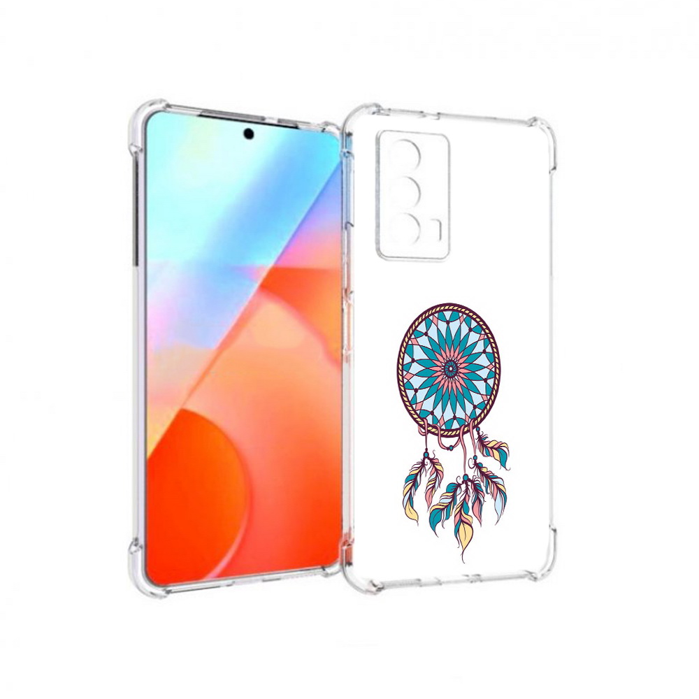 

Чехол MyPads Tocco для Vivo iQOO Z5 ловец снов синий (PT226980.401.443), Прозрачный, Tocco