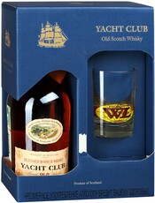 

Виски Yacht Club в подарочной упаковке + бокал 40% 0,7 л