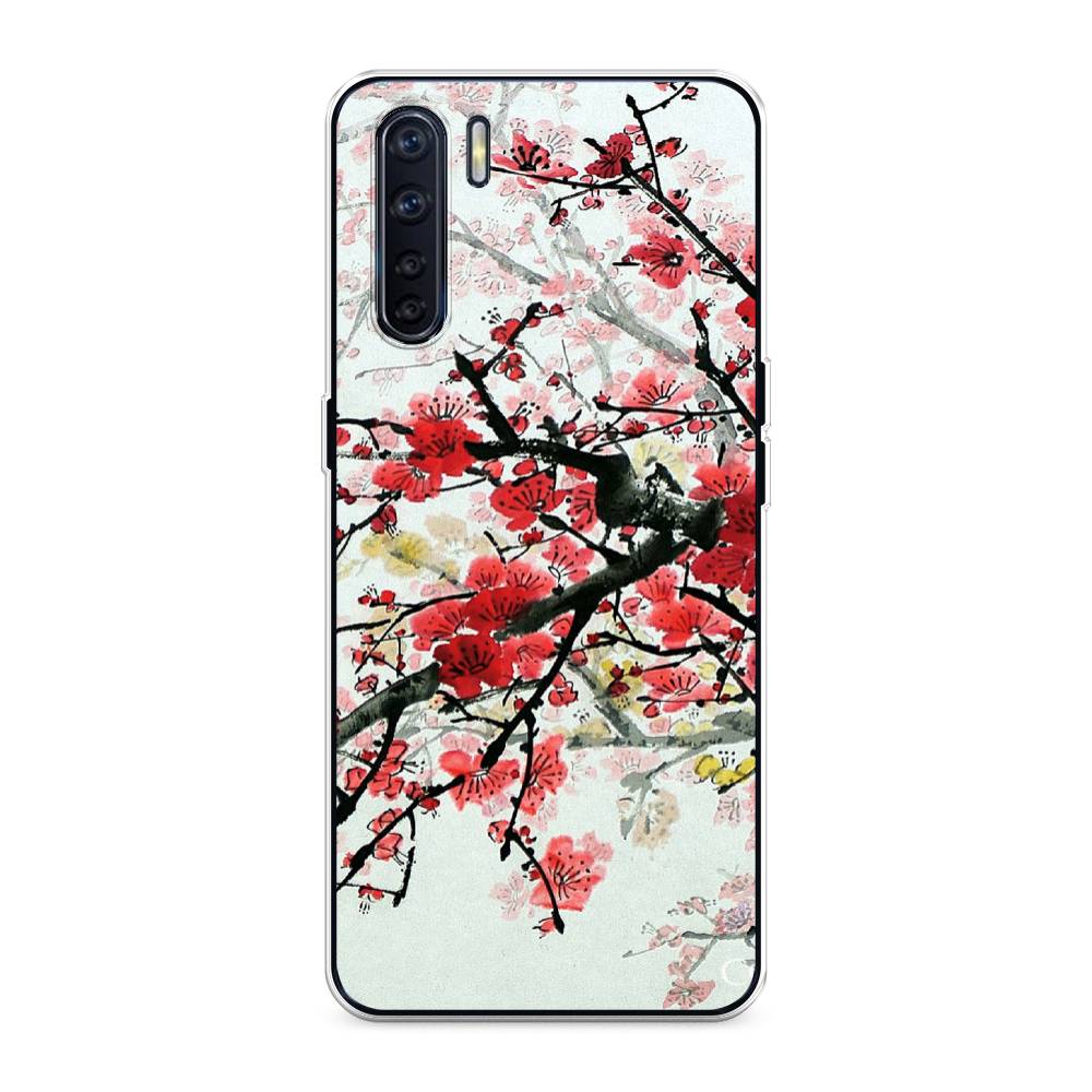 

Чехол Awog на Oppo A91 "Сакура", Розовый;черный, 254250-4