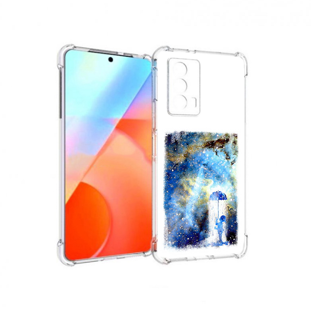 

Чехол MyPads Tocco для Vivo iQOO Z5 мальчик в небе (PT226980.401.455), Прозрачный, Tocco