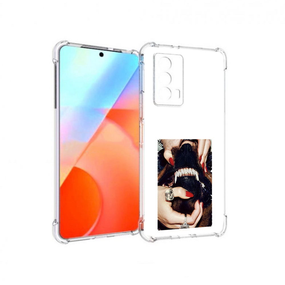 

Чехол MyPads Tocco для Vivo iQOO Z5 маникюр (PT226980.401.457), Прозрачный, Tocco