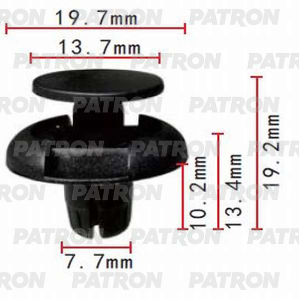 

Клипса Автомобильная PATRON P370075