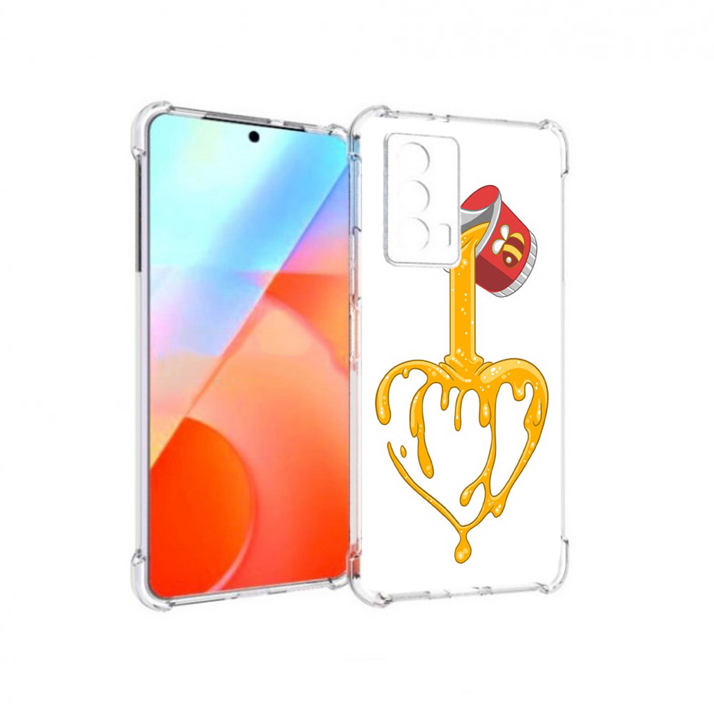 

Чехол MyPads Tocco для Vivo iQOO Z5 медовое сердце (PT226980.401.471), Прозрачный, Tocco