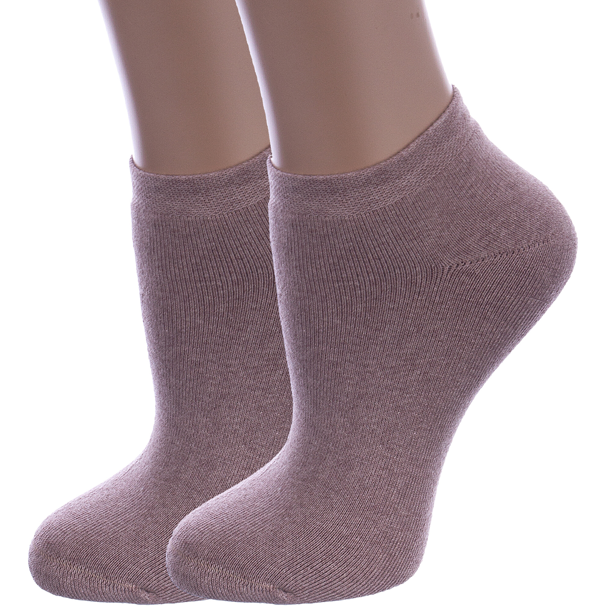 Комплект носков женских Rusocks 2-Ж-2339 бежевых 23-25 2 пары
