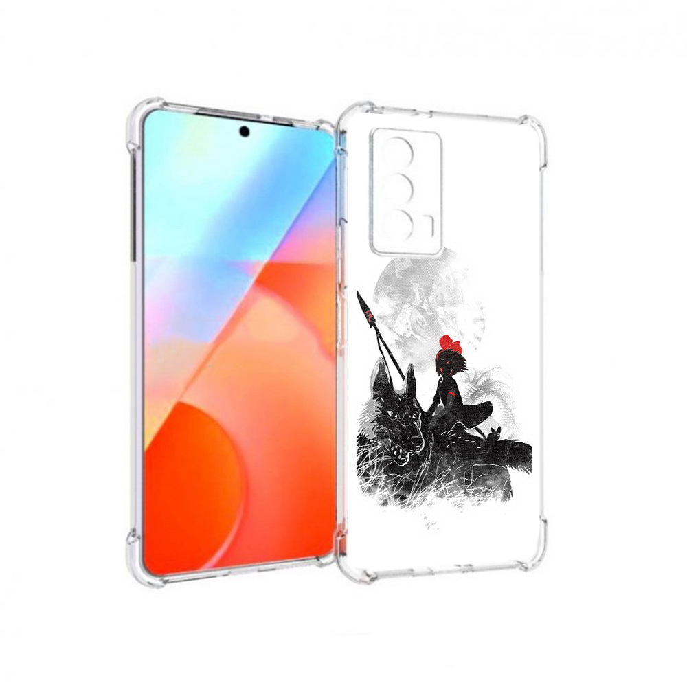 

Чехол MyPads Tocco для Vivo iQOO Z5 мононоке (PT226980.401.481), Прозрачный, Tocco