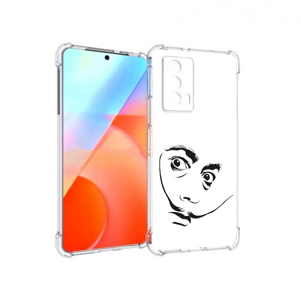 

Чехол MyPads Tocco для Vivo iQOO Z5 мужчина с длинными усами (PT226980.401.487), Прозрачный, Tocco