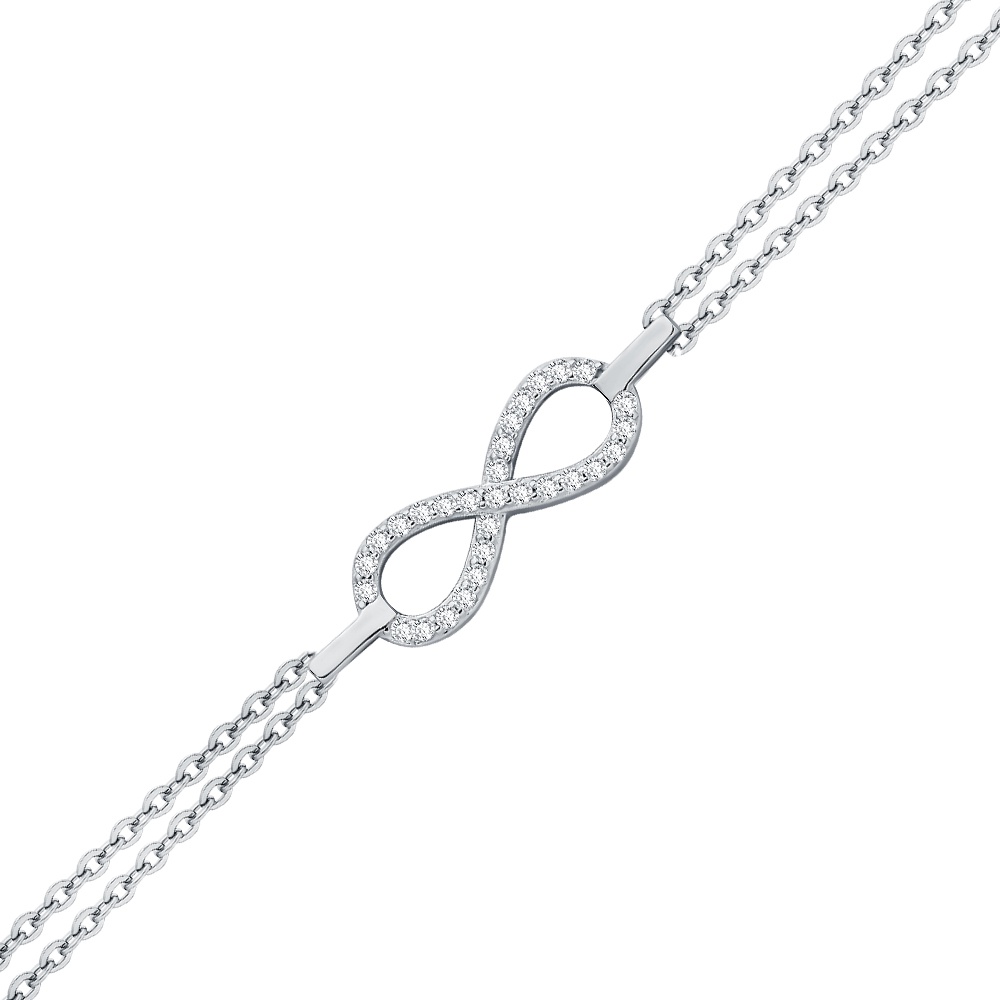 

Браслет из серебра с фианитом р.  585Gold 705000910, 705000910