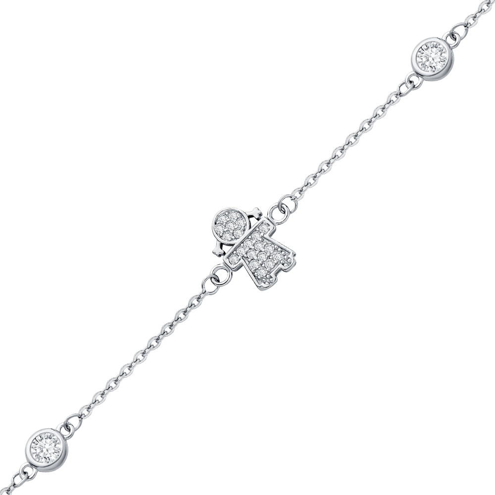 

Браслет из серебра с фианитом р.  585Gold 705000892, 705000892