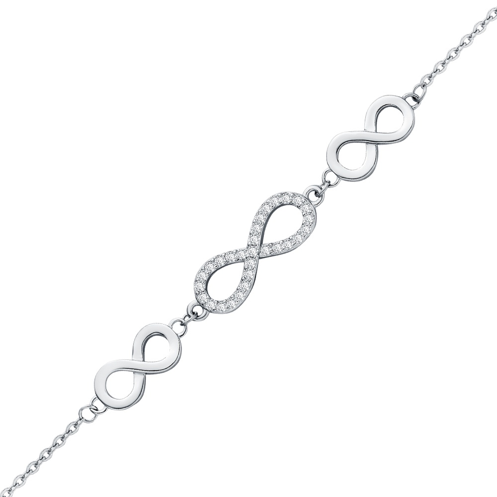 

Браслет из серебра с фианитом р.  585Gold 705000893, 705000893