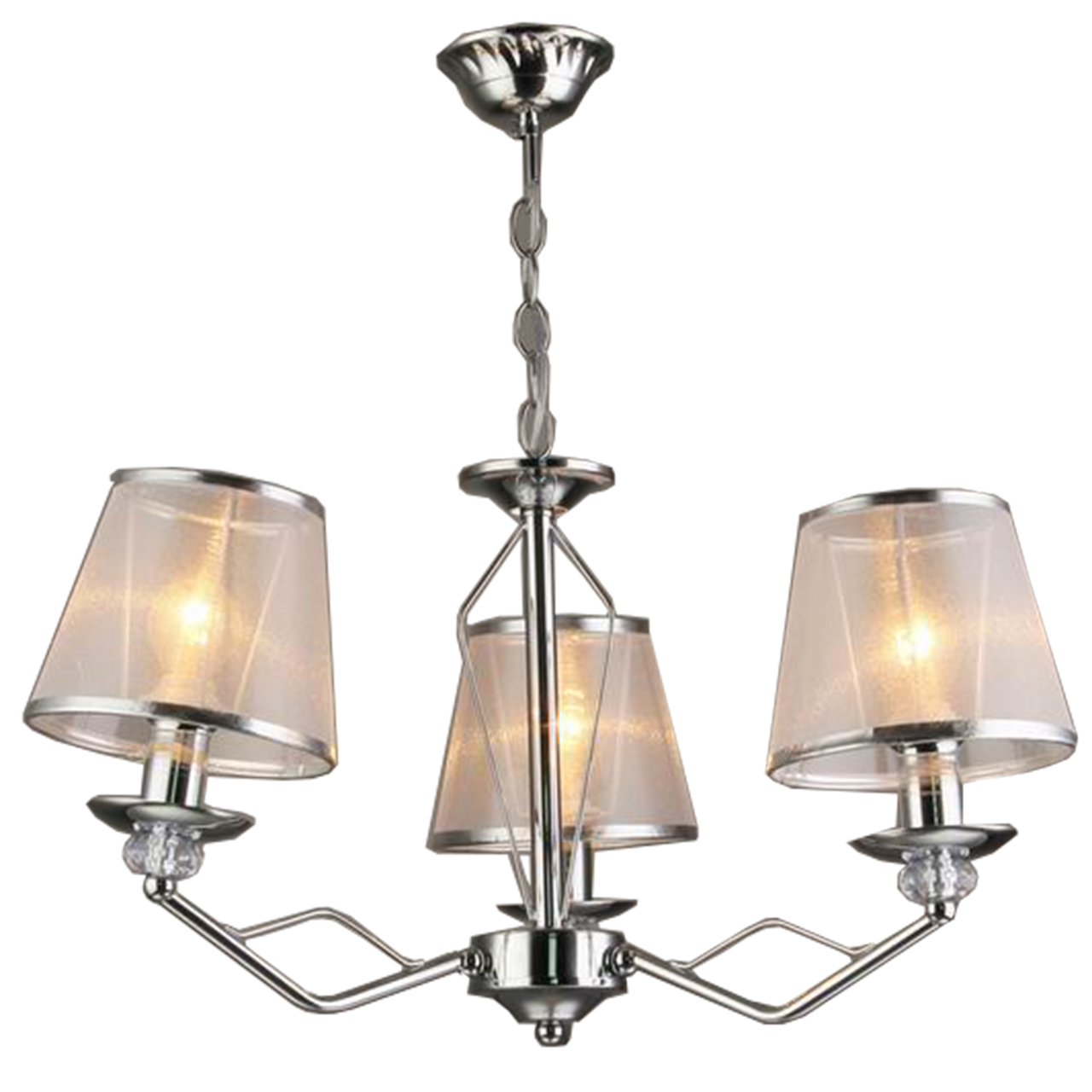 

Люстра подвесная 3*60Вт E14 MD.QH-0030-3 CH