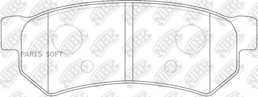 

Тормозные колодки NiBK PN0442