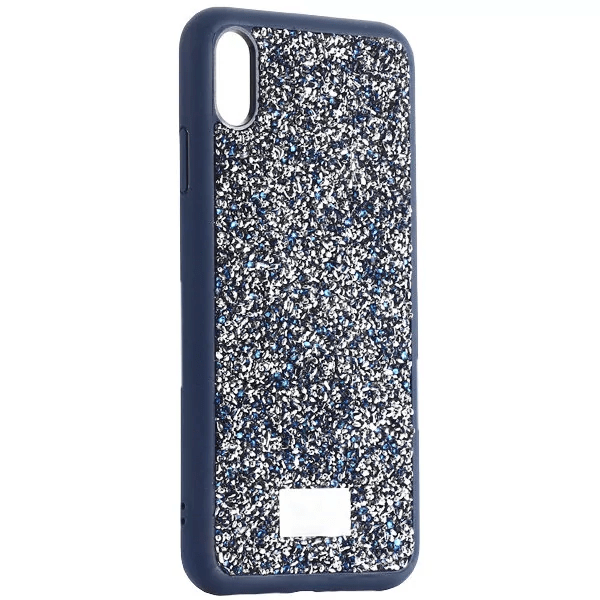 фото Чехол для iphone xs max swarovski, синий nobrand