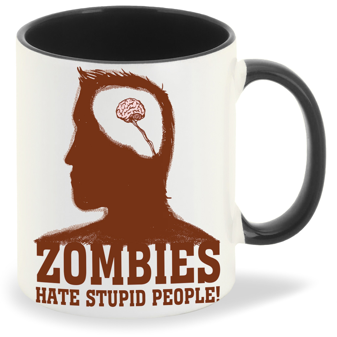фото Кружка coolpodarok прикол мозг zombies