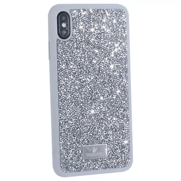 фото Чехол для iphone xs max swarovski, серебро nobrand