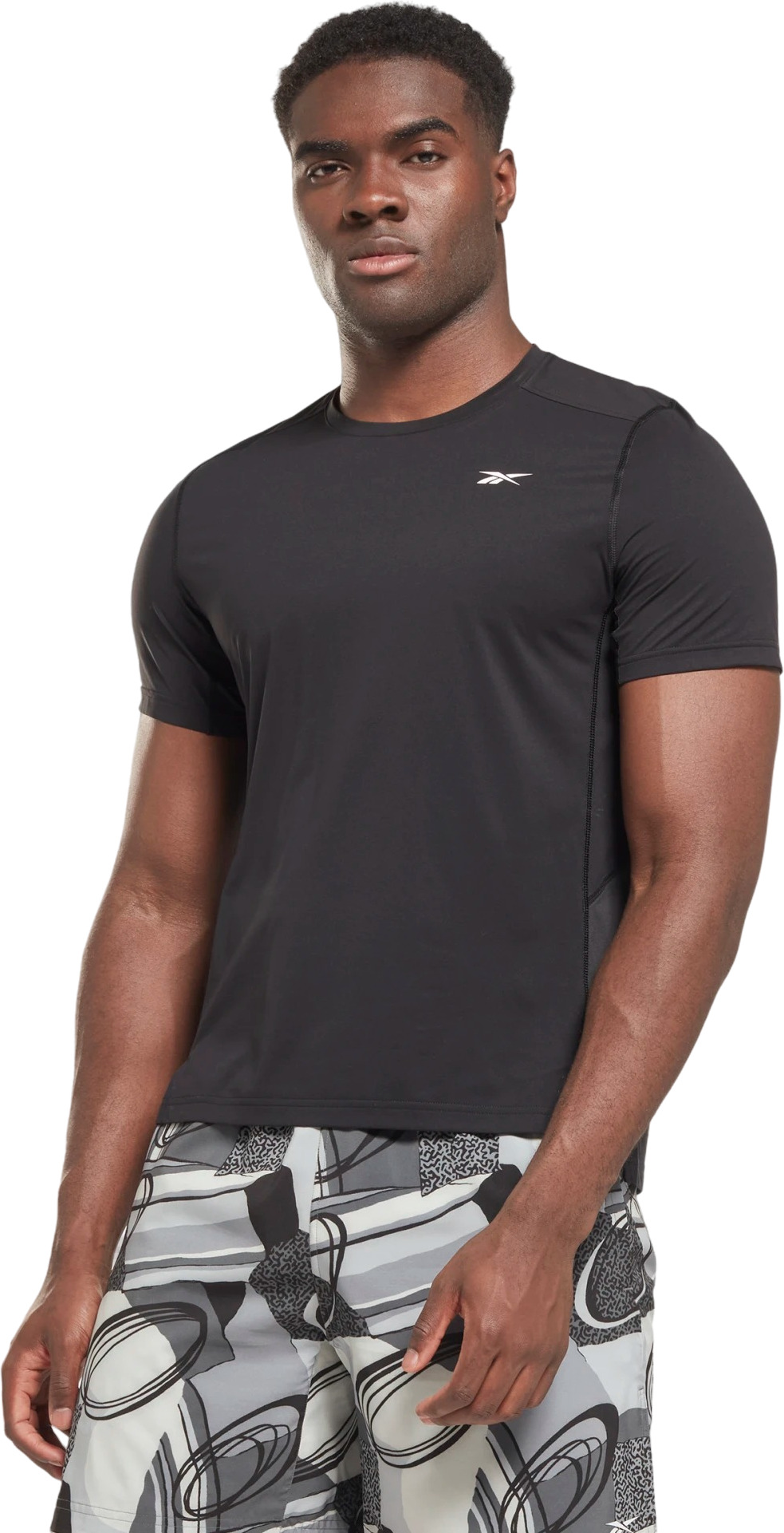 

Футболка мужская Reebok HG6725 черная L, HG6725
