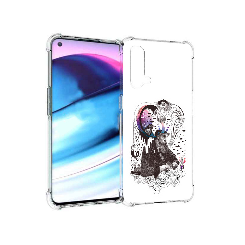 

Чехол MyPads Tocco для OnePlus Nord CE 5G абстракция думающий мужчина (PT227196.126.210), Tocco