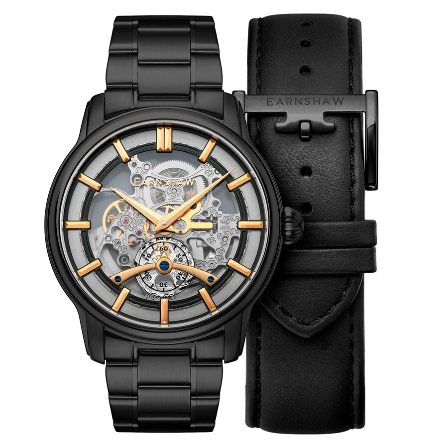 фото Наручные часы мужские earnshaw es-8126-55 черные