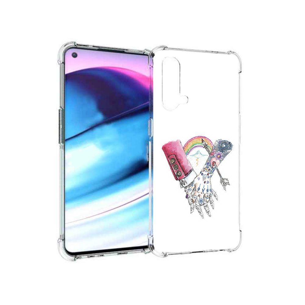 

Чехол MyPads Tocco для OnePlus Nord CE 5G абстракция руки в татуировках (PT227196.126.212), Tocco