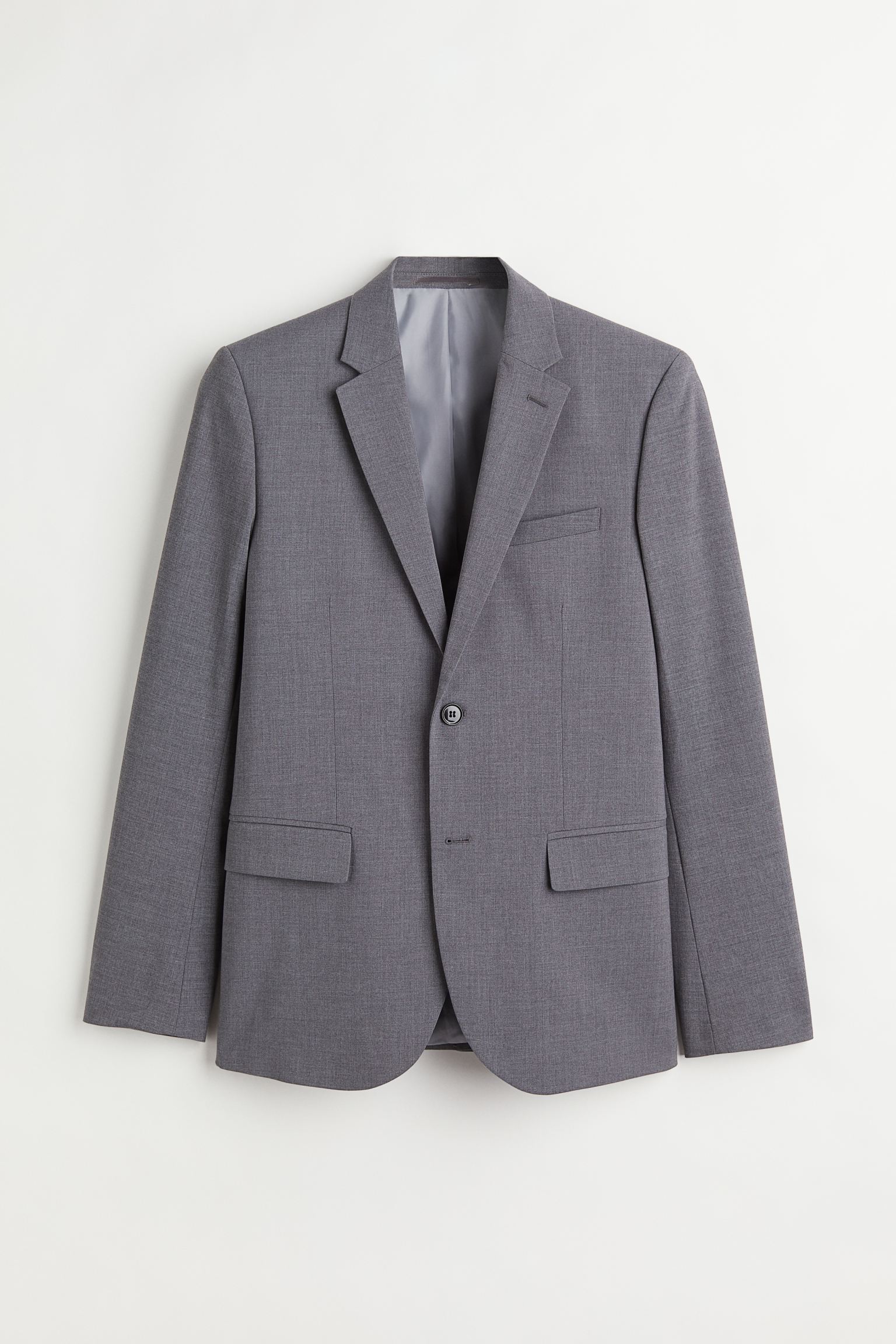 

Пиджак мужской H&M 713995 серый 52 RU, 0713995