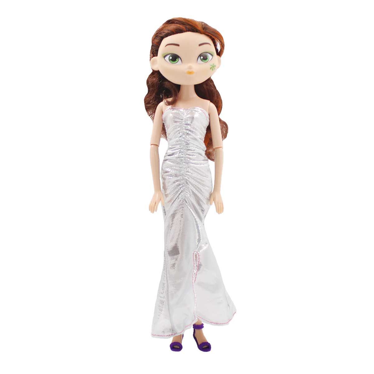 Одежда Dolls Accessories для кукол 26 28 см Cеребристый блеск