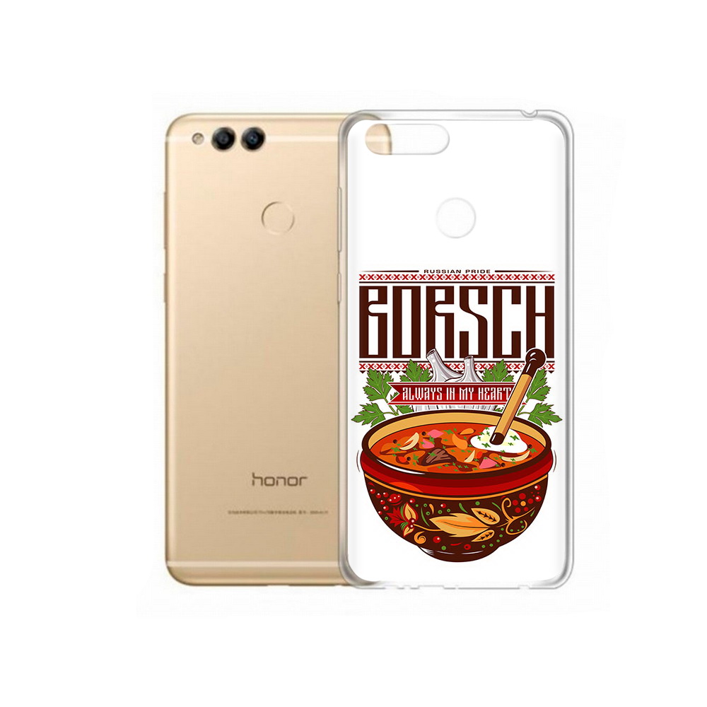 

Чехол MyPads Tocco для Huawei 7X русский борщ (PT94112.65.589), Прозрачный, Tocco