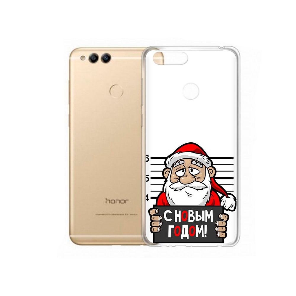 

Чехол MyPads Tocco для Huawei 7X ДМ с новым годом заключенный (PT94112.65.59), Прозрачный, Tocco