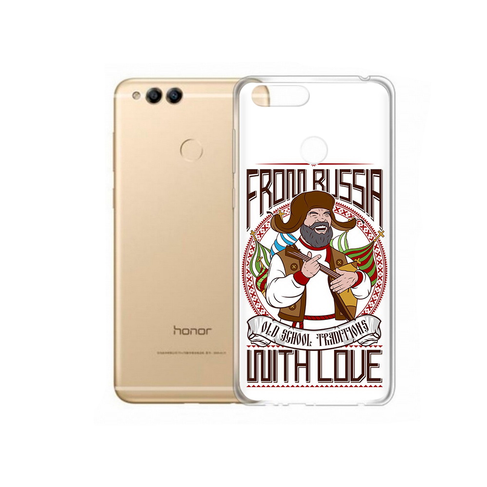 

Чехол MyPads Tocco для Huawei 7X русский мужчина (PT94112.65.590), Прозрачный, Tocco