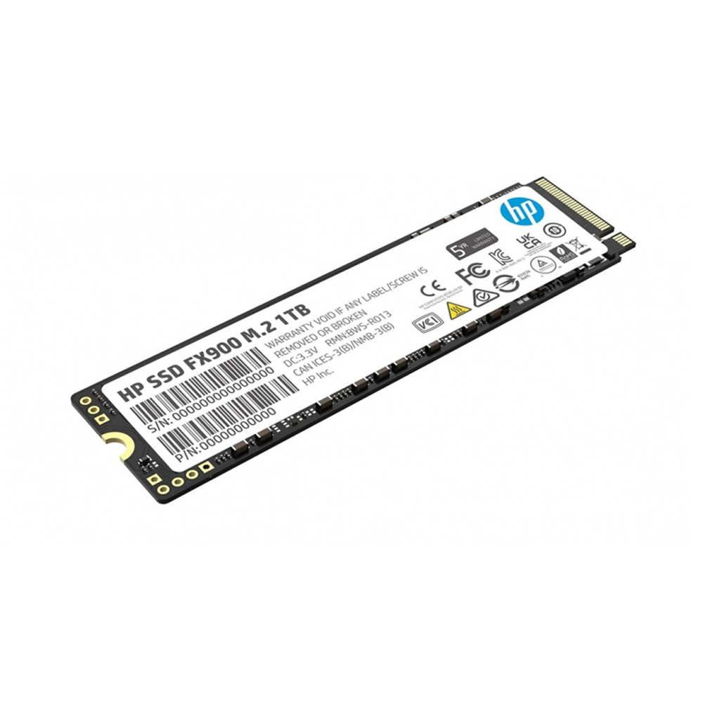 SSD накопитель HP FX900 M.2 2280 1 ТБ (57S53AA#ABB)