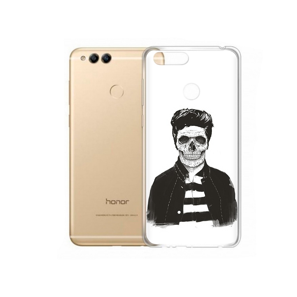 

Чехол MyPads Tocco для Huawei 7X скелет (PT94112.65.604), Прозрачный, Tocco