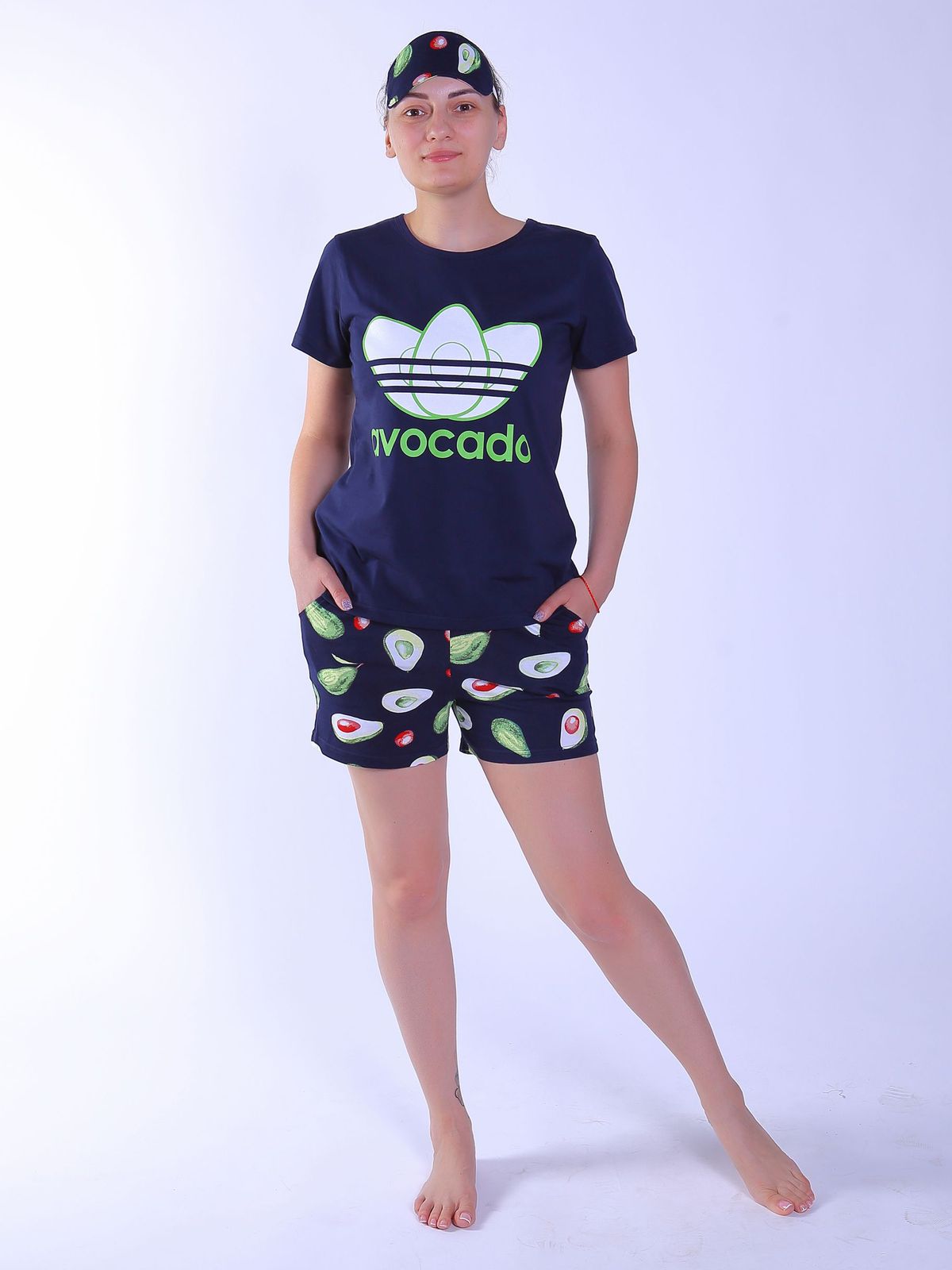 

Пижама женская Samo 5654-01 синяя 52 RU, 5654-01