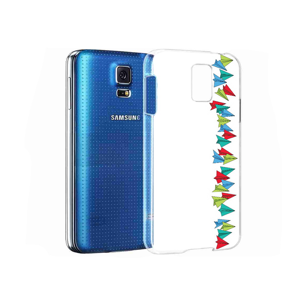 

Чехол MyPads Tocco для Samsung Galaxy S5 самолетики из листочков (PT12196.512.593), Прозрачный, Tocco