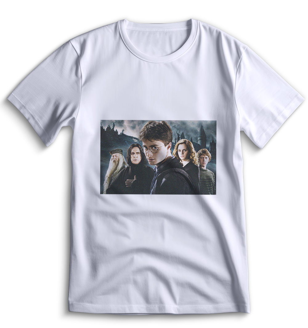 Белая футболка Top T-shirt Гарри Поттер 0318 размера S