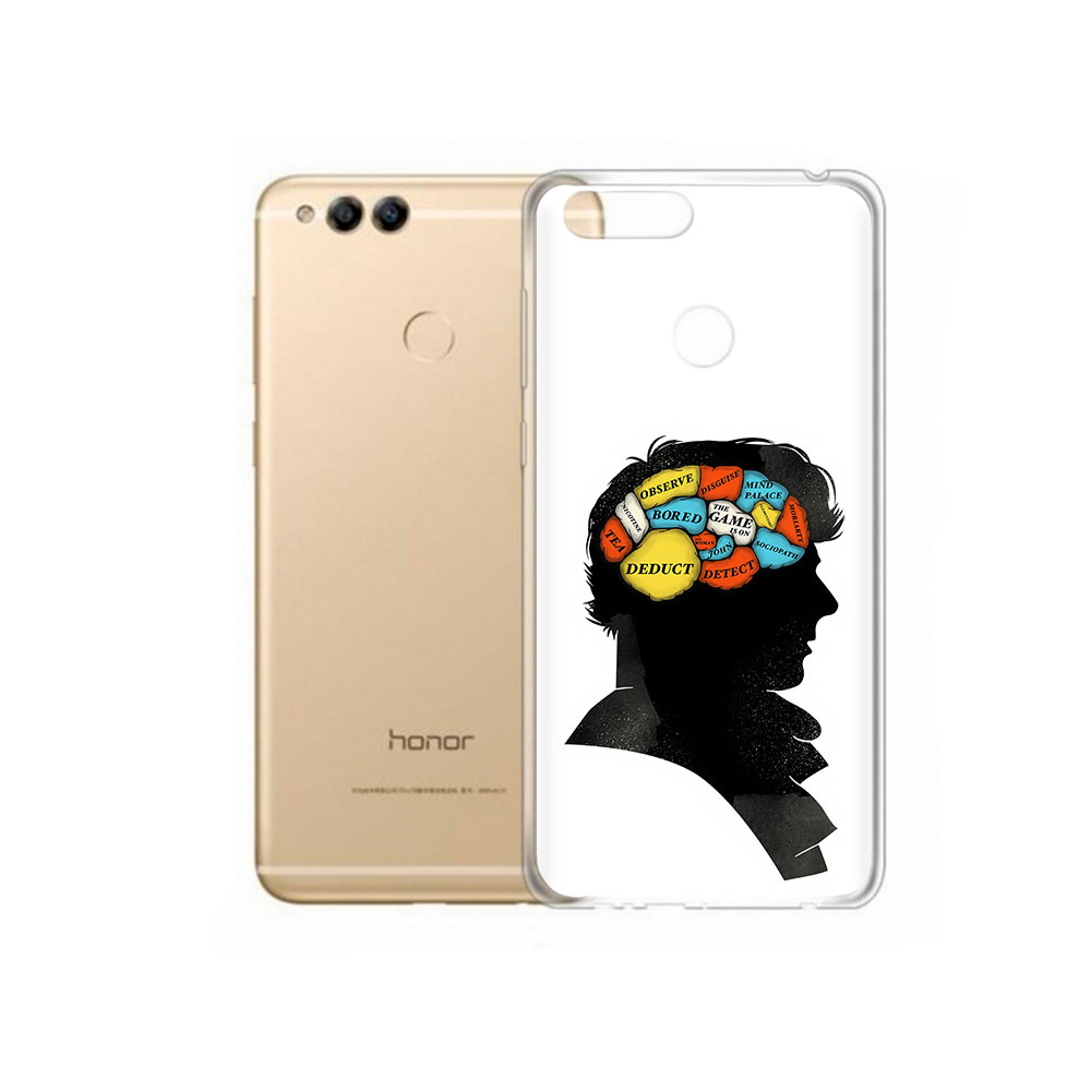 

Чехол MyPads Tocco для Huawei 7X темный рисунок (PT94112.65.640), Прозрачный, Tocco