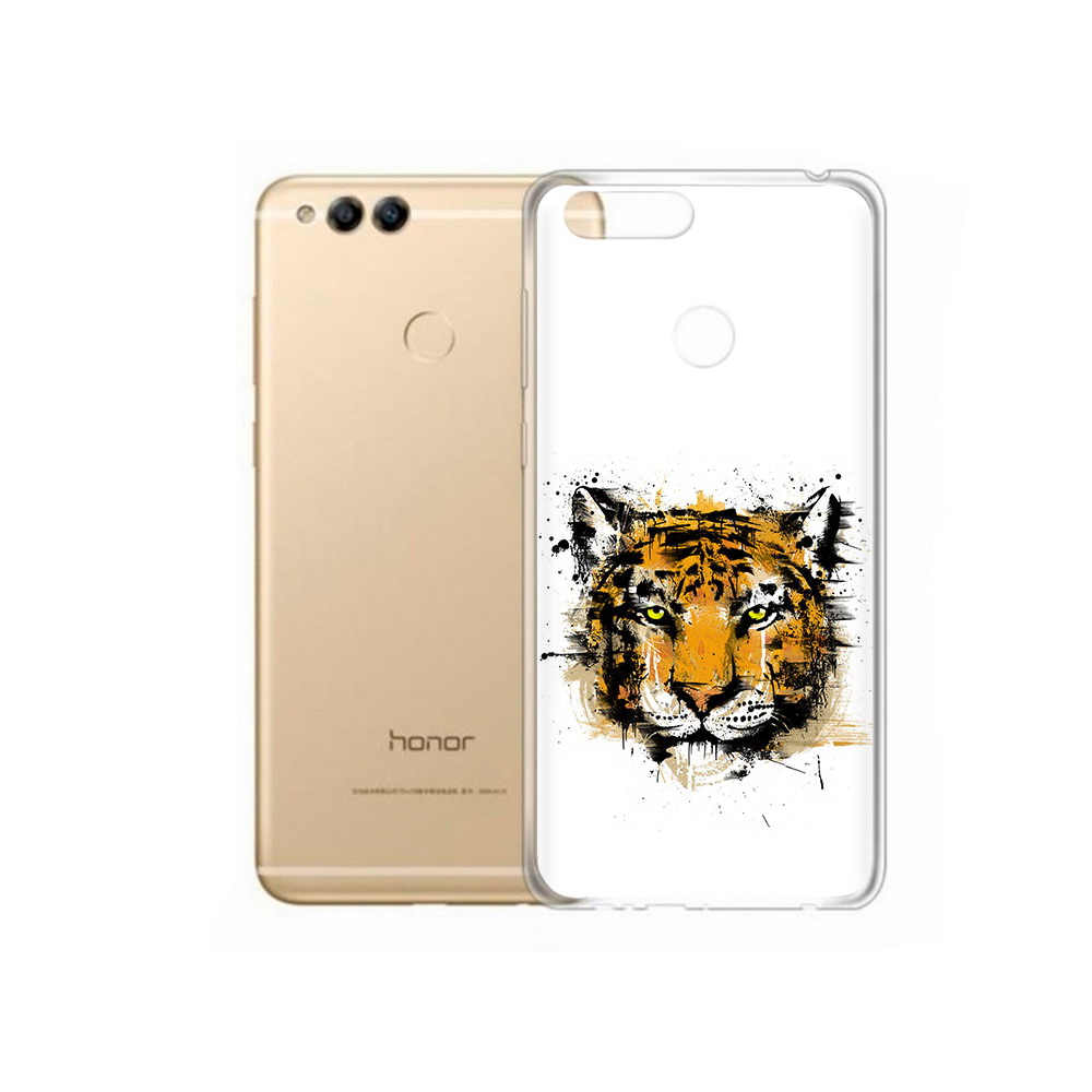 

Чехол MyPads Tocco для Huawei 7X тигруля (PT94112.65.643), Прозрачный, Tocco