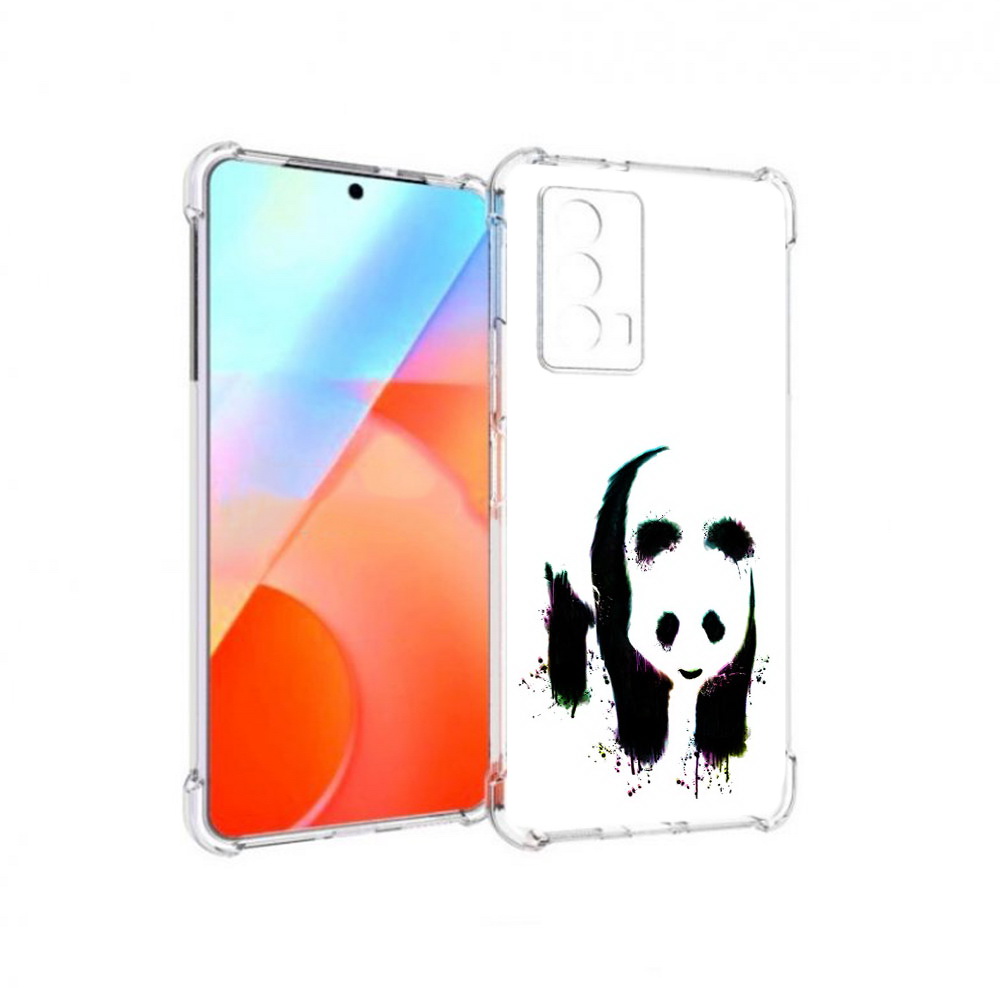 

Чехол MyPads Tocco для Vivo iQOO Z5 панда в акварели (PT226980.401.532), Прозрачный, Tocco