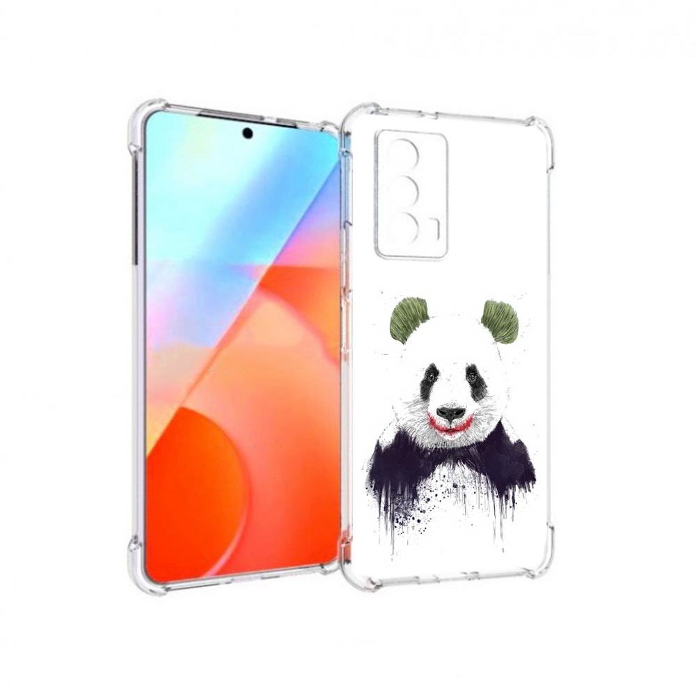 

Чехол MyPads Tocco для Vivo iQOO Z5 панда джокер (PT226980.401.533), Прозрачный, Tocco
