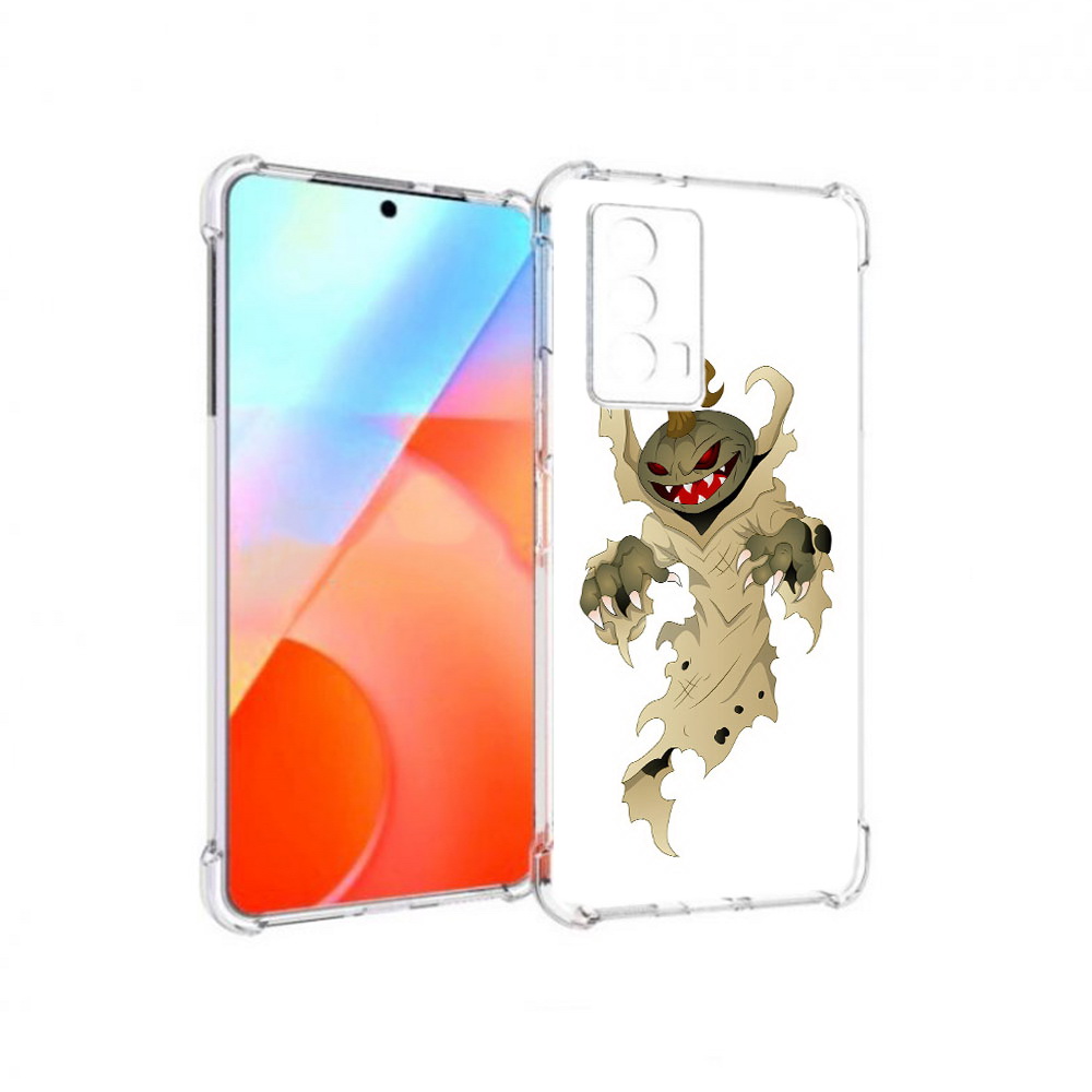 

Чехол MyPads Tocco для Vivo iQOO Z5 призрак хэллоуина (PT226980.401.555), Прозрачный, Tocco