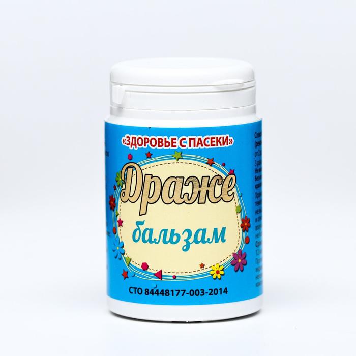 

Драже бальзам, желчегонное, противогрибковое, мочегонное, противомикробное действие, 60 г