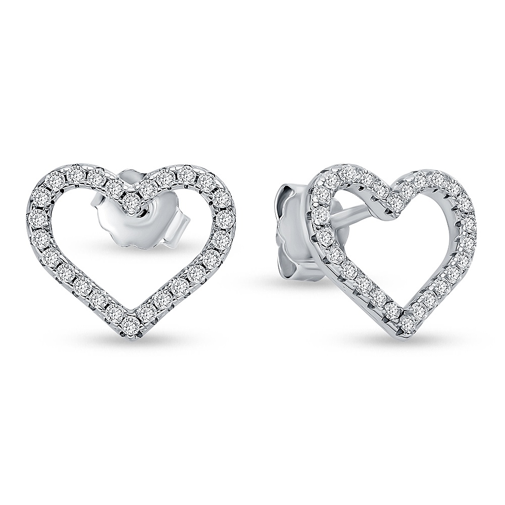 

Серьги пусеты из серебра 585Gold 702009044, фианит, 702009044